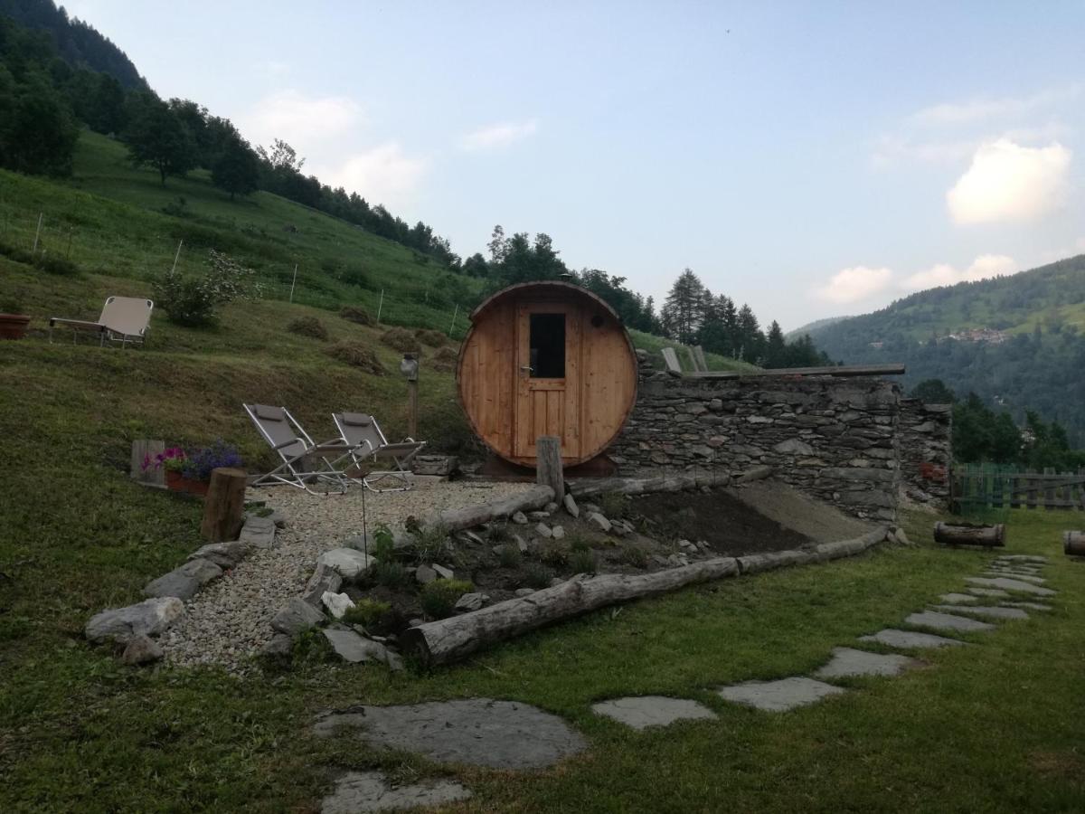 Casalpaca B&B Con Sauna A Prali Villa Buitenkant foto