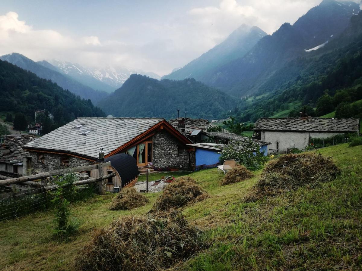 Casalpaca B&B Con Sauna A Prali Villa Buitenkant foto