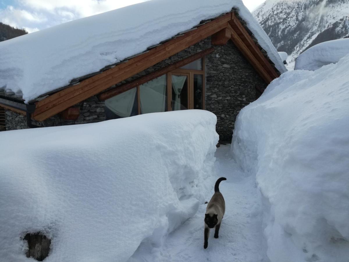 Casalpaca B&B Con Sauna A Prali Villa Buitenkant foto